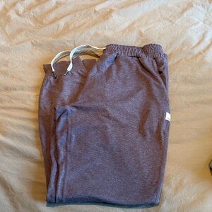 Vuori Heather Purple Drawstring Jogger Pants